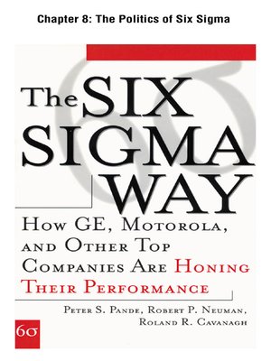 cover image of The Politics of Six Sigma